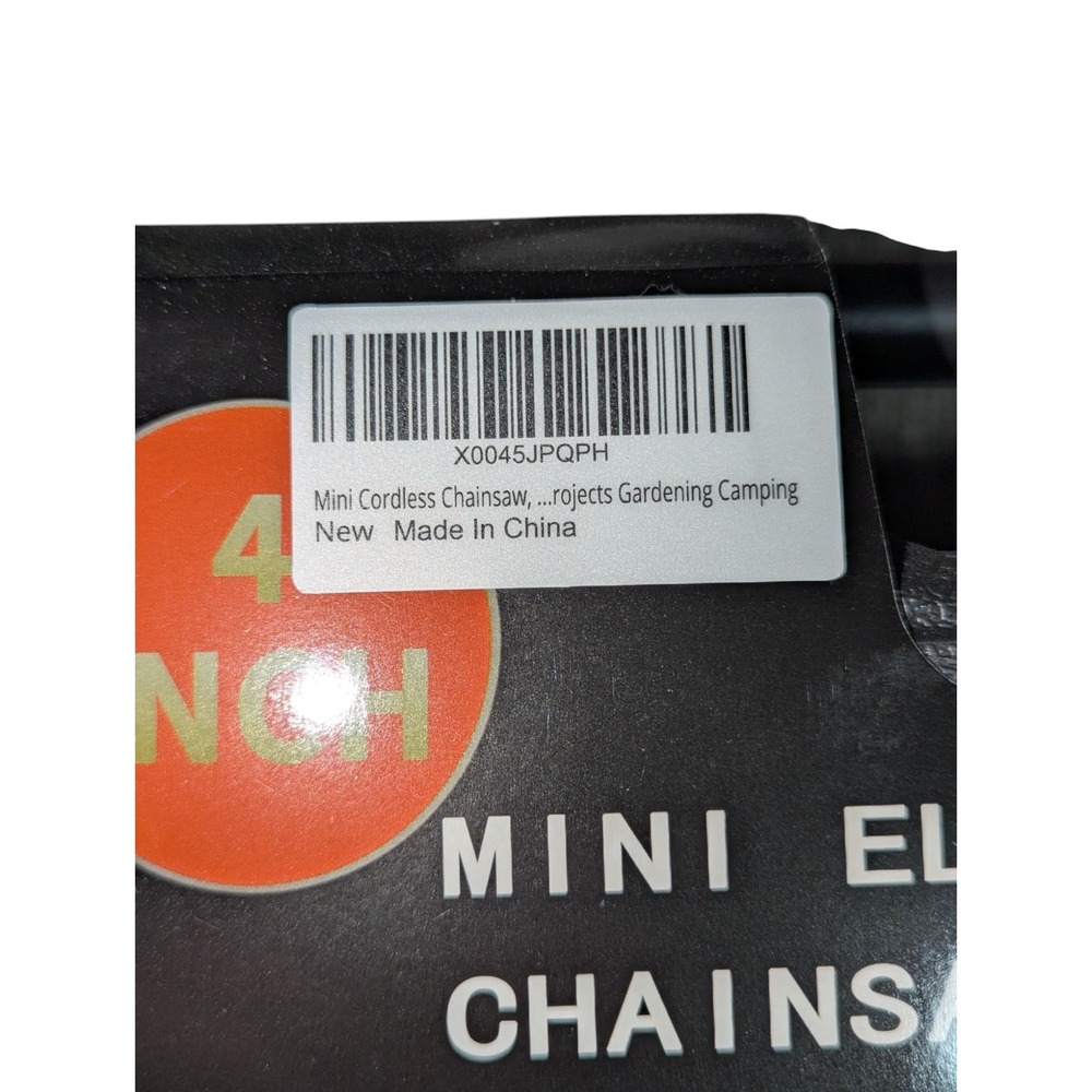 Wsuane 4" Mini Electric Chainsaw 21V 2000mah Kit - Picture 3 of 8